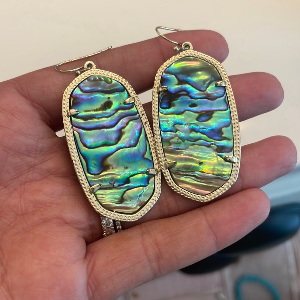 Kendra Scott Danielle earrings abalone